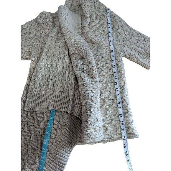 Calypso St. Barth Assymetric wool blend cardigan size Small - Picture 7 of 8